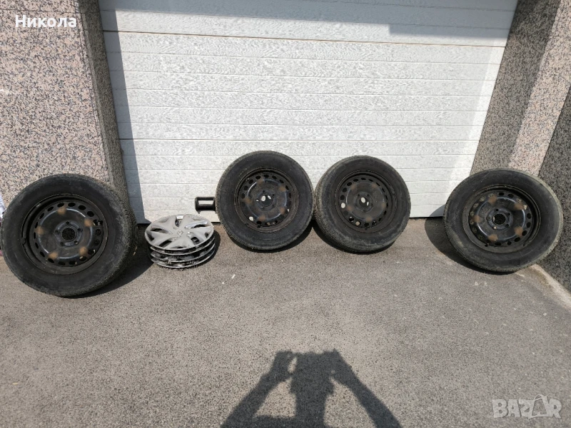 К-кт стоманени джанти с летни гуми от Рено Меган 3, снимка 1