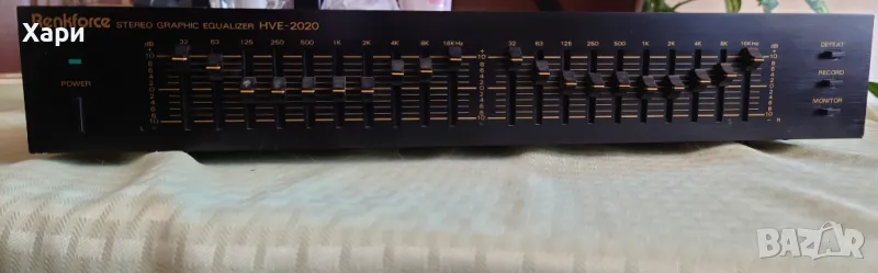 Еквалайзер Renkforce Stereo Graphic Equalizer HVE-2020, снимка 1