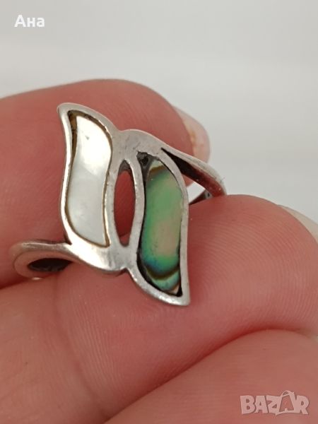 Красив сребърен пръстен #З, снимка 1