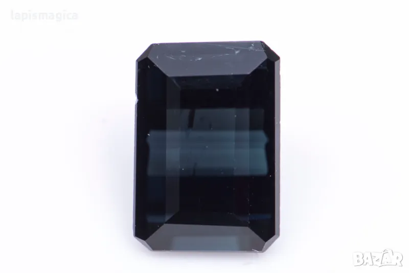 Индиколит син турмалин 1.78ct октагон шлифовка, снимка 1