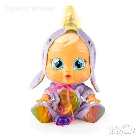 Плачеща кукла CRY BABIES Fantasy Special Edition Narvie със светещ рог, снимка 3 - Кукли - 45173938