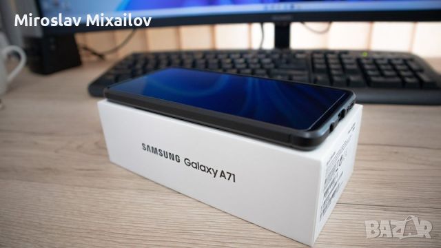 Пълен комплект Samsung Galaxy A71 128GB 6GB RAM + Адаптер + слушалки, снимка 9 - Samsung - 45699333