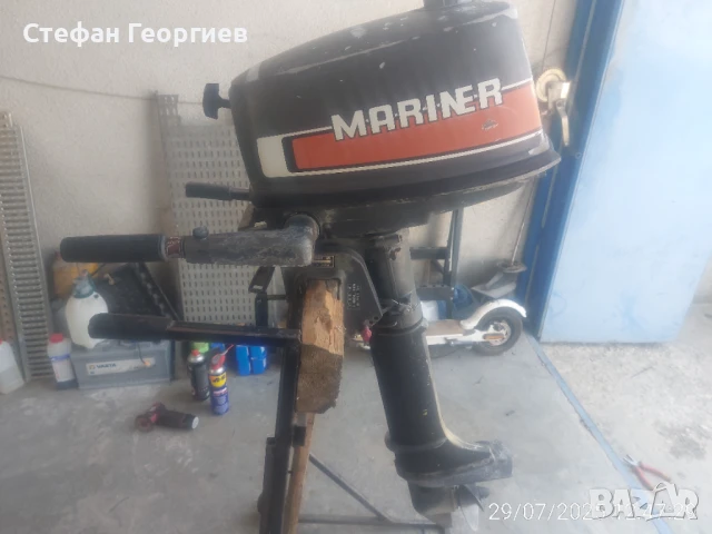 Извънбордов двигател за лодка-Маринер-4кс., снимка 1
