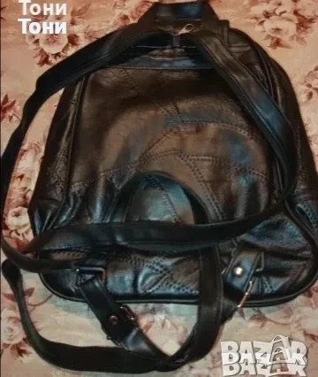 Нова Кожена Дамска Модерна Раница, снимка 2 - Раници - 53661339