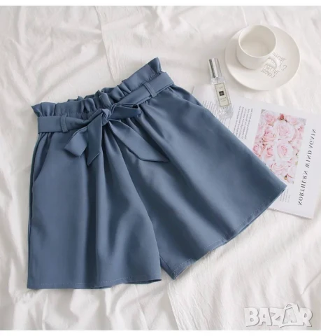 Къси панталони с висока талия , снимка 3 - Къси панталони и бермуди - 50770216