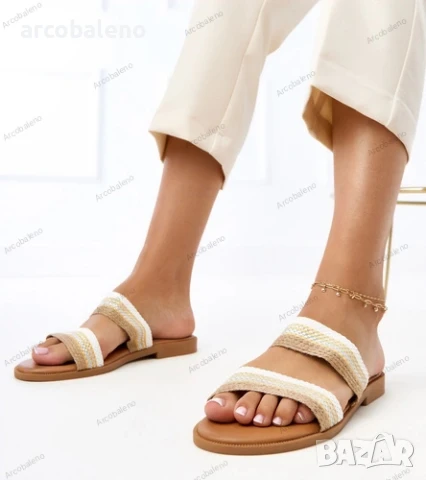Дамски летни сандали с плетени презрамки Rios, 3цвята , снимка 10 - Сандали - 50961678