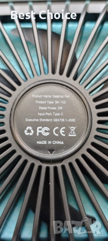 Акумулаторен преносим вентилатор - USB настолен вентилатор, снимка 8 - Вентилатори - 52906096