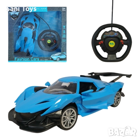 Спортна кола с дистанционно волан и отварящи се врати