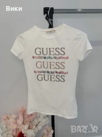 Тениска Guess размер S, снимка 7 - Тениски - 49890261