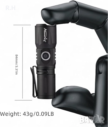 Малък фенер регулираща светлина изключително силен, снимка 2 - Къмпинг осветление - 52818874