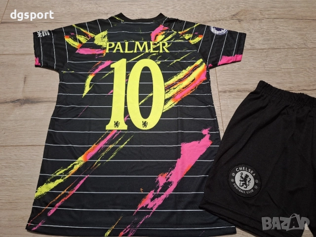 Детски флуоресцентен футболен екип на ЧЕЛСИ #Коул Палмър #10!, снимка 2 - Футбол - 52148024
