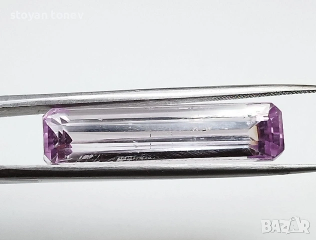 Рядък И Красив Eстествен Кунцит 14.45 Карата  – Голям И Елегантен!, снимка 4 - Други - 53917250