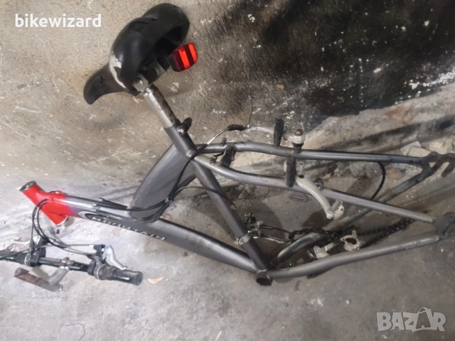 Mountain 26 цола рамка+обтегачи кормило и команди, снимка 7 - Части за велосипеди - 52055885