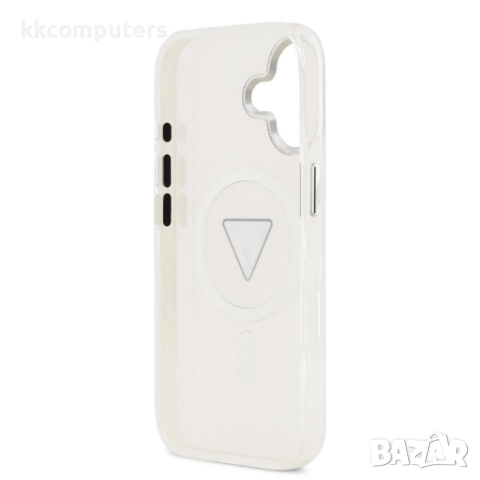 Оригинален кейс Guess IML Gradient Triangle Logo, За iPhone 17 (6.3), Прозрачен и Протектор, снимка 6 - Калъфи, кейсове - 52288507