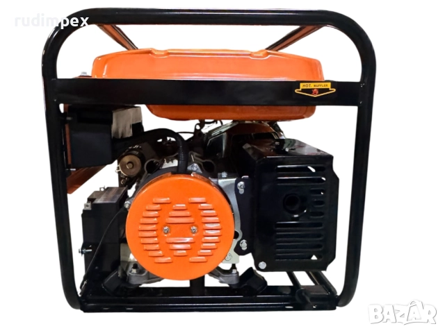 Генератор за ток 8 kW, бензинов, монофазен, AVR, електрически стартер, 100% медни намотки, с колела , снимка 5 - Куфари с инструменти - 51967699