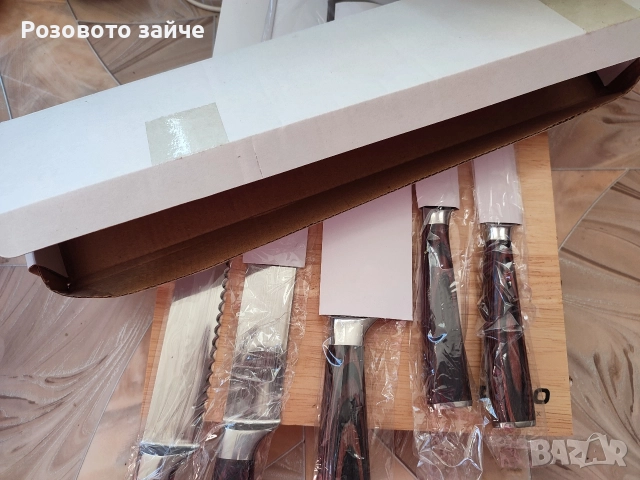 Комплект кухненски ножове Puro welmax, снимка 7 - Прибори за хранене, готвене и сервиране - 52987585