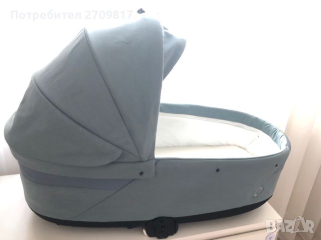Кош за новородено Cybex Cots S Sky blue, снимка 3 - Детски колички - 46441527