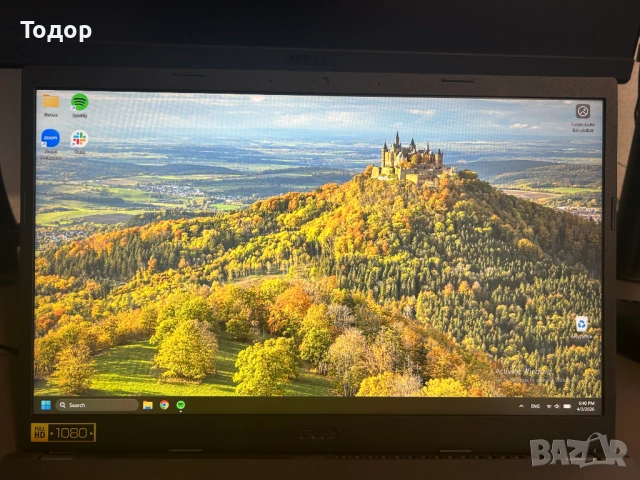 Използван сив лаптоп Acer Aspire 5 A515-47 / Ryzen 5 5625U / 32GB RAM / 512GB SSD, снимка 6 - Лаптопи за работа - 54083753