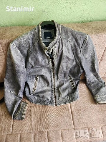 Мъжко яке Естествена кожа, снимка 8 - Якета - 53844143
