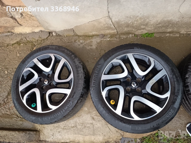 Джанти с гуми Рено 17 4х100 Renault 4x100, снимка 4 - Гуми и джанти - 53471484