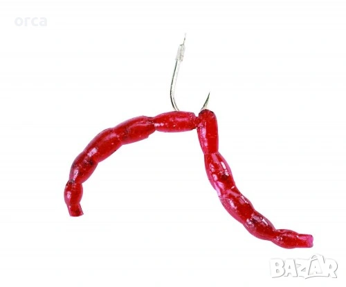 Вердевас Berkley PowerBait Blood Worm хирономус 100 бр стръв, снимка 3 - Стръв и захранки - 53882154