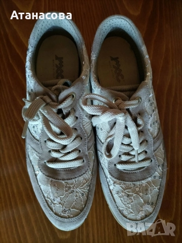 златисти модерни маратонки номер 37, снимка 6 - Маратонки - 51802225