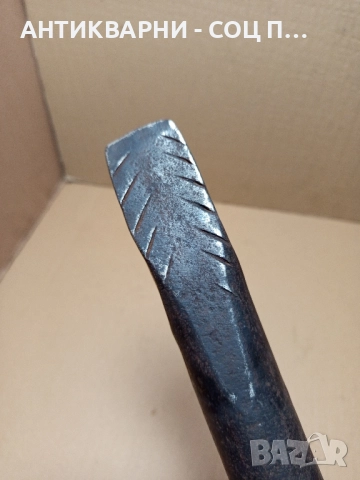 Соц Стар Ръчно Кован Клин За Цепене На Дърва Трупи Тегло 1.700кг., снимка 5 - Антикварни и старинни предмети - 52189449