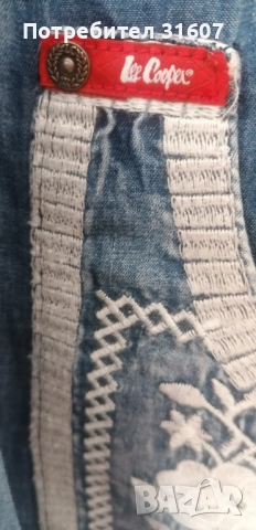 Къса дънкова рокля - Lee Cooper, снимка 4 - Рокли - 52497072