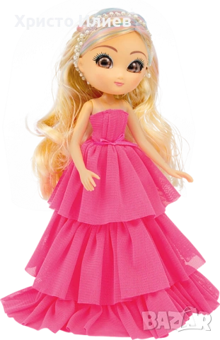 Кукла с реалистични очи UNIQUE EYES и празнична рокля Giochi Preziosi , снимка 3 - Кукли - 53880429