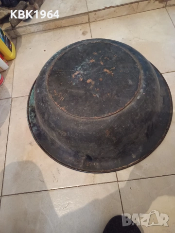 Стар бъкърен сахан, снимка 2 - Антикварни и старинни предмети - 54172738