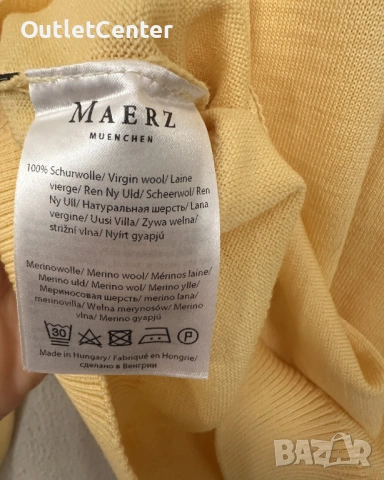 Мъжки вълнен пуловер Maerz Munchen, снимка 4 - Пуловери - 53903636