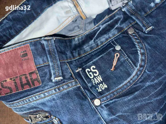 G Star GS RAW 01 Distressed Jeans Denim, снимка 11 - Дънки - 49358683