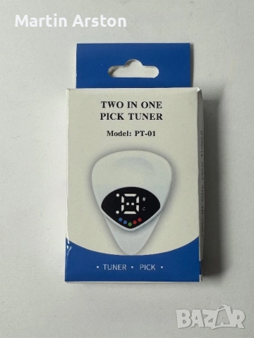 Китарно перце с вграден тунер – 2 в 1 (PT-01), снимка 1