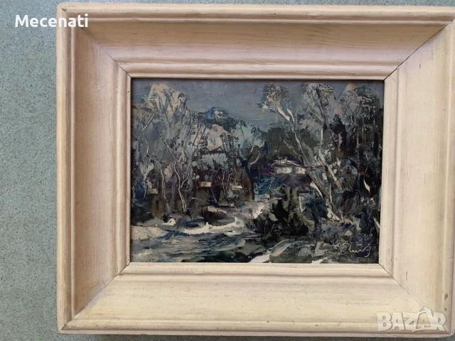 ЕВГЕНИ ТОМОВ масло/картон