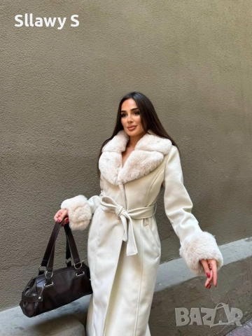 Дълго палто, снимка 3 - Палта, манта - 52564152