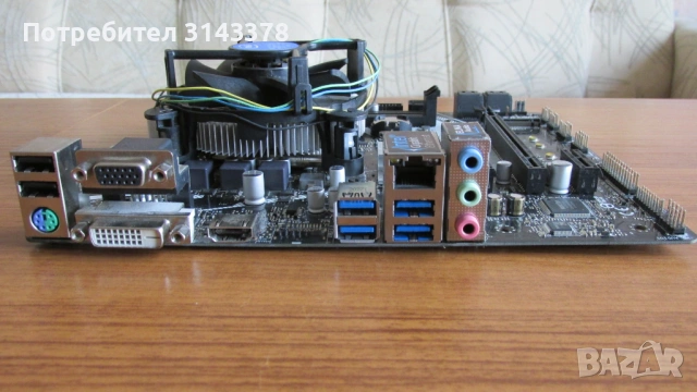 Дъно с 6 ядрен Intel i5-9400F, снимка 3 - Процесори - 54218310