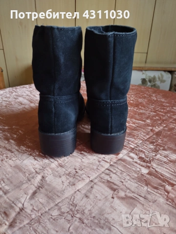 Дамски боти Кaren Scott естествен велур 39 номер, снимка 3 - Дамски боти - 53427893