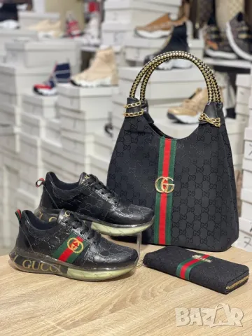 дамски маратонки, портмоне и чанта/ раница gucci, снимка 14 - Чанти - 46818779