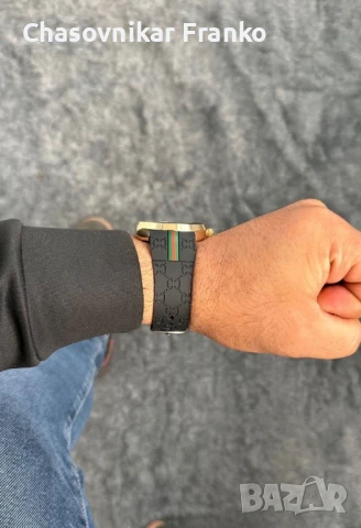 GUCCİ УНИКАЛНИ ДИЗАЙНЕРСКИ МАРКОВИ КАЧЕСТВЕНИ ЧАСОВНИЦИ , снимка 5 - Мъжки - 50593615