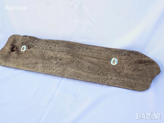 Ръчно изработена закачалка за дрехи- орех масив, снимка 4 - Закачалки - 50557255