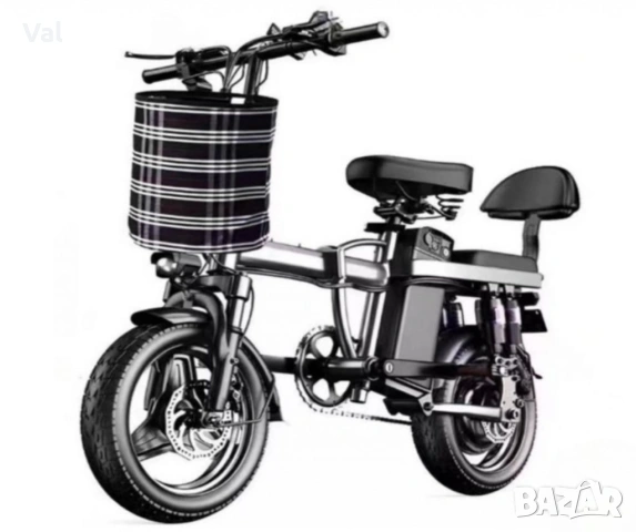 Ел. велосипед BK10 – 48V литиева батерия, 25 км/ч, 400W двигател, снимка 3 - Велосипеди - 53665209