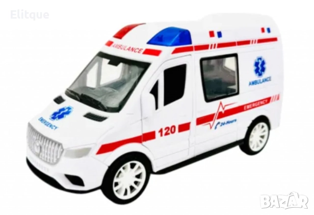 Реалистична линейка със светлинни и звукови ефекти, снимка 2 - Коли, камиони, мотори, писти - 52743566