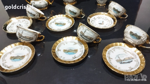 старинен немски порцелан чаши за кафе 