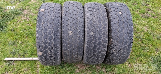 4бр. всесезонни бусови гуми 225/70R15C 8PR Lassa MultiWays 112/110R . DOT 4421. 7 и 7.5мм....