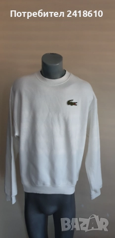 Lacoste Loose Fit Cotton Mens Size 4 - M НОВО! ОРИГИНАЛ! Мъжка Блуза!, снимка 9 - Спортни дрехи, екипи - 51572227