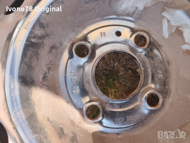 ПРОМО Железни Джанти за Hyundai Toyota KIA 4x100 14 цола.Отлично състояние., снимка 6 - Гуми и джанти - 52186431