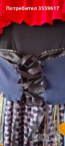 Красива рокля в испански стил (Кармен),подходяща за танци и събития, снимка 4 - Рокли - 54078898