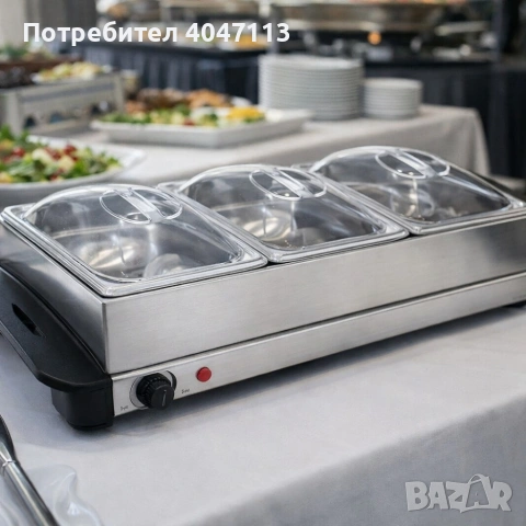 Електрически нагревател за бюфет 2 в 1 - винаги топла храна, снимка 2 - Други - 53605179