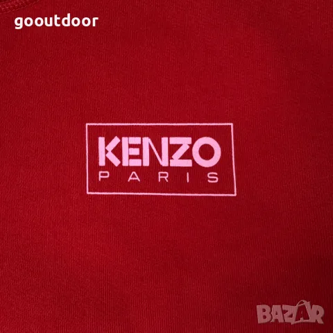 Kenzo Red Logo рокля суитшърт (M), снимка 7 - Рокли - 49174180