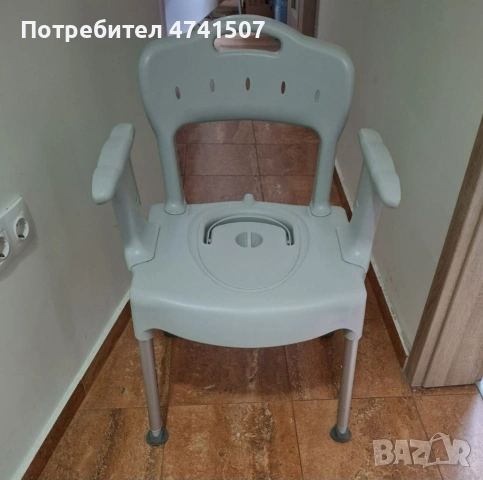 Heизползван Комбиниран стол за баня и тоалет Etac Swift